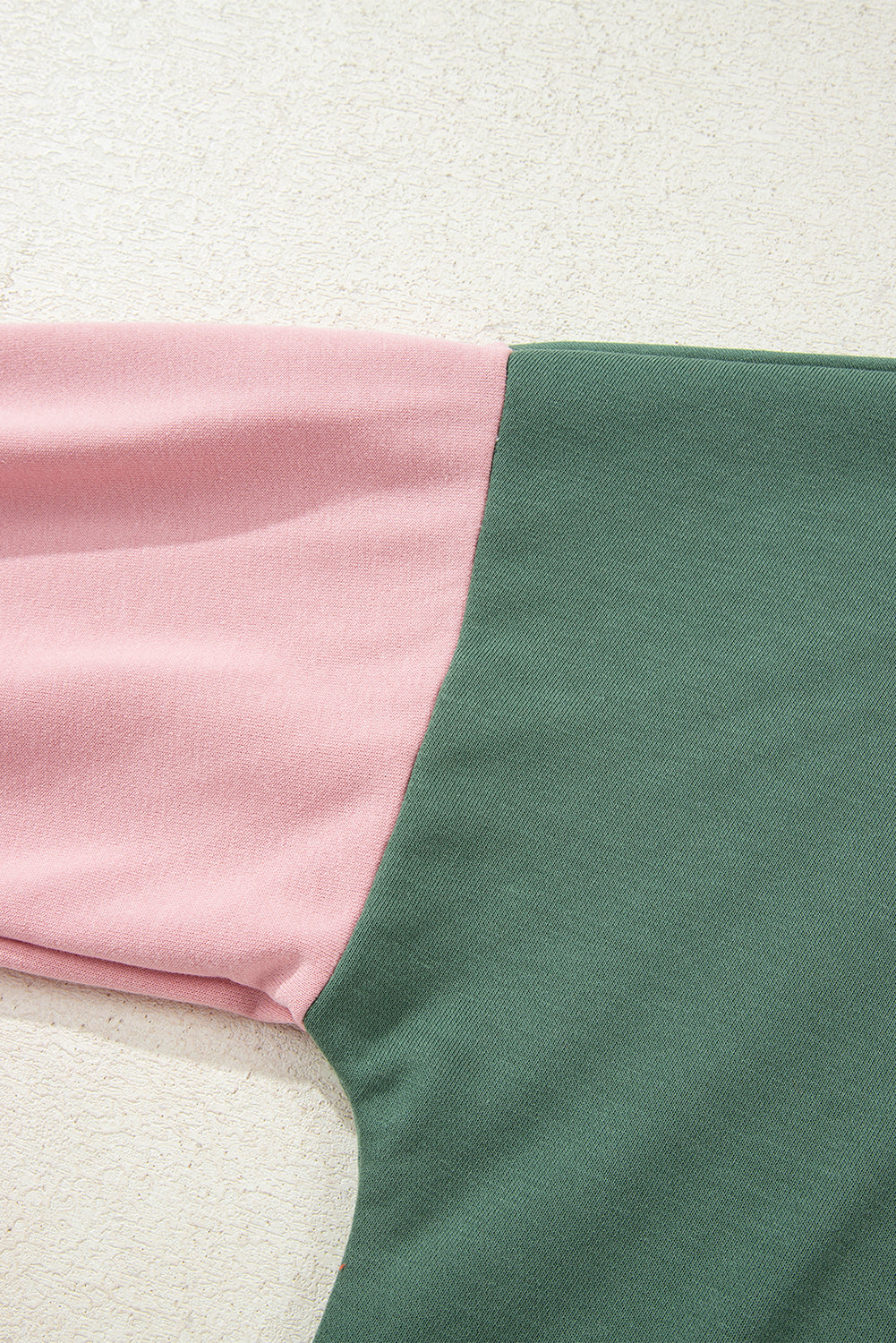 Chestnut 2pcs Color Block Pullover Loose Pant Set