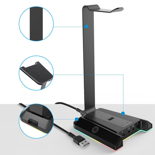 Computer Headset Hanger Head-Mounted Detachable Gaming Headset Bracket