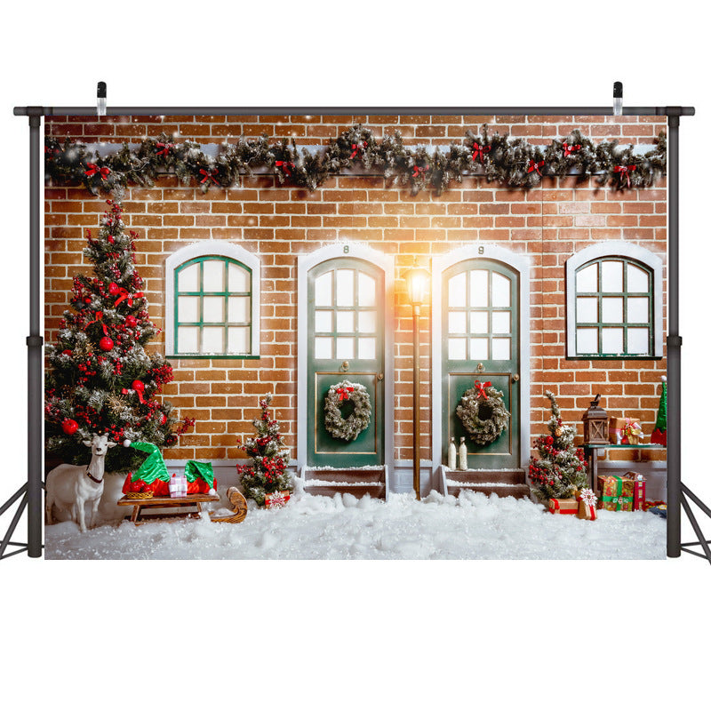 Christmas background cloth