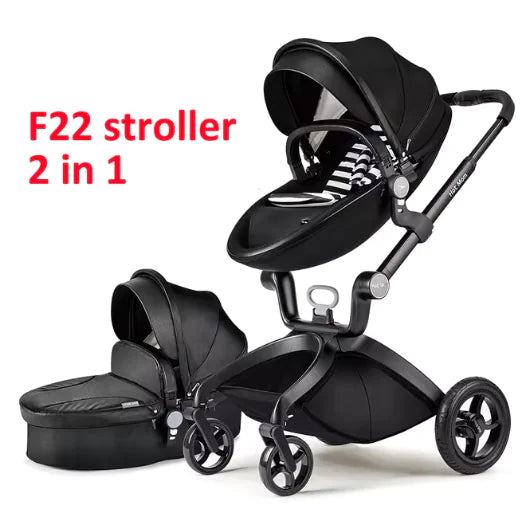 Luxury Fold Convertible Stroller 3 in 1