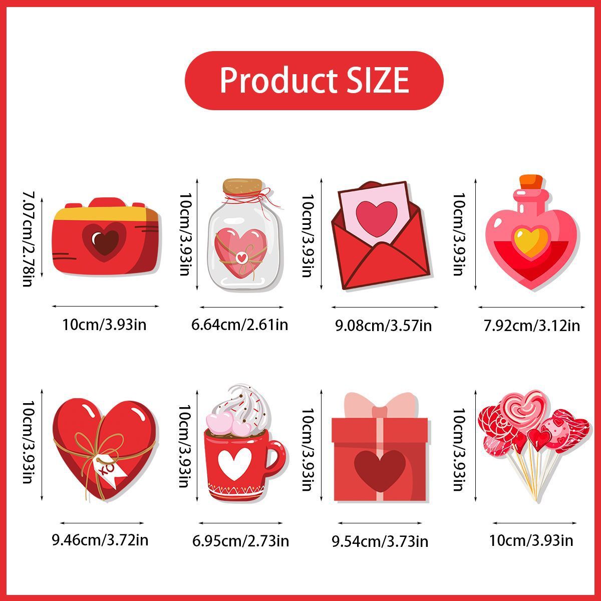 Valentine's Day Theme Cartoon Cute Love Gift Gift Pendant Party Decoration