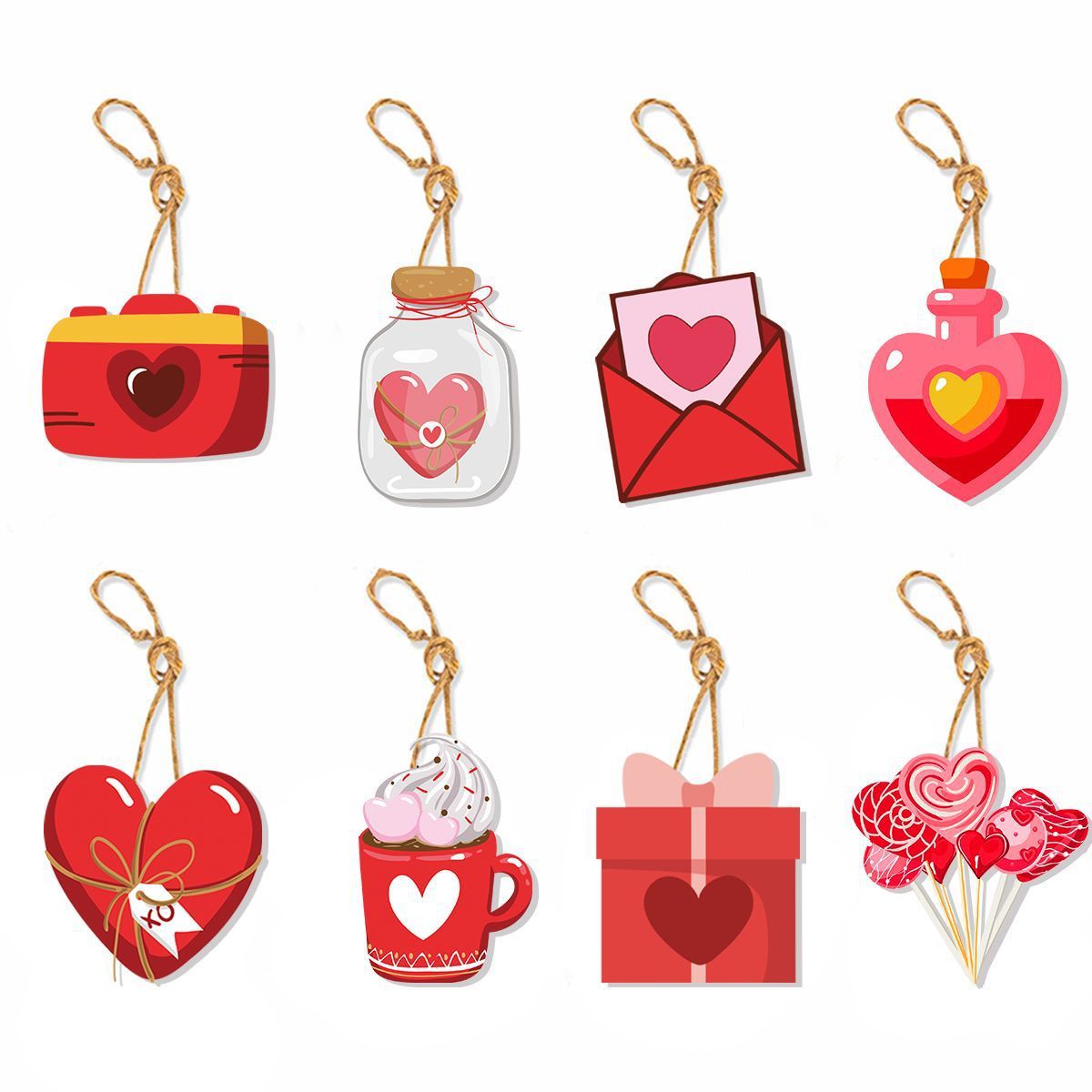 Valentine's Day Theme Cartoon Cute Love Gift Gift Pendant Party Decoration