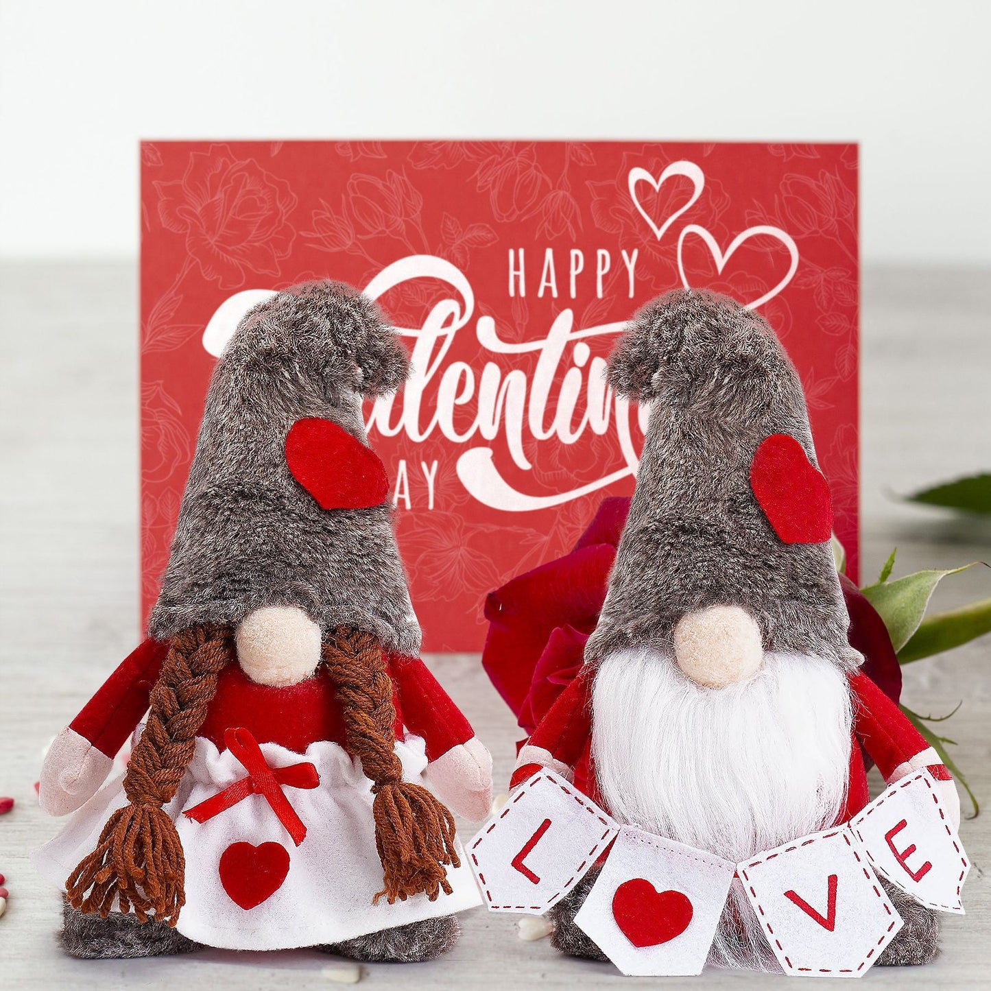 Valentine's Day Faceless Doll Ornaments Cute Decoration