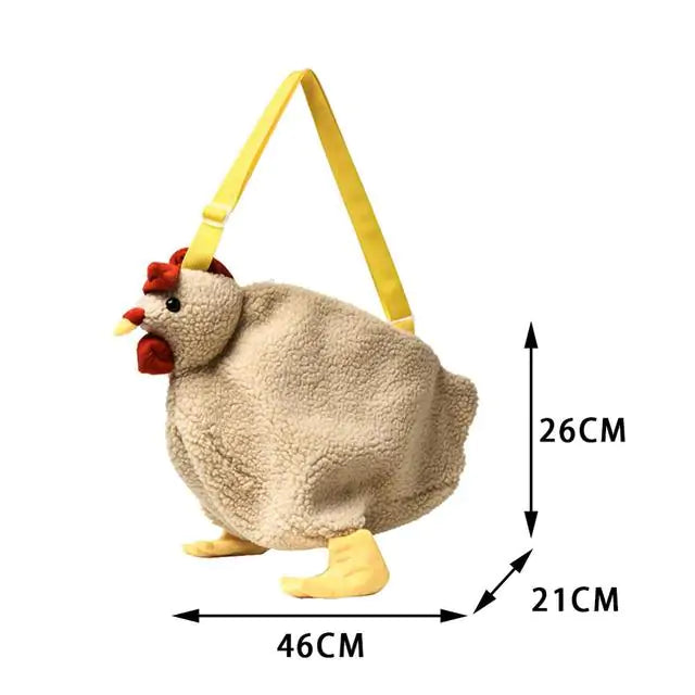 Cartoon Chicken Shoulder Bag