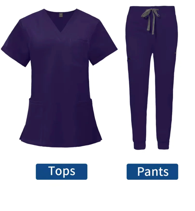 Medical Scrubs Jogger Set