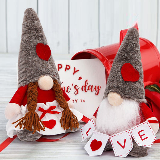 Valentine's Day Faceless Doll Ornaments Cute Decoration