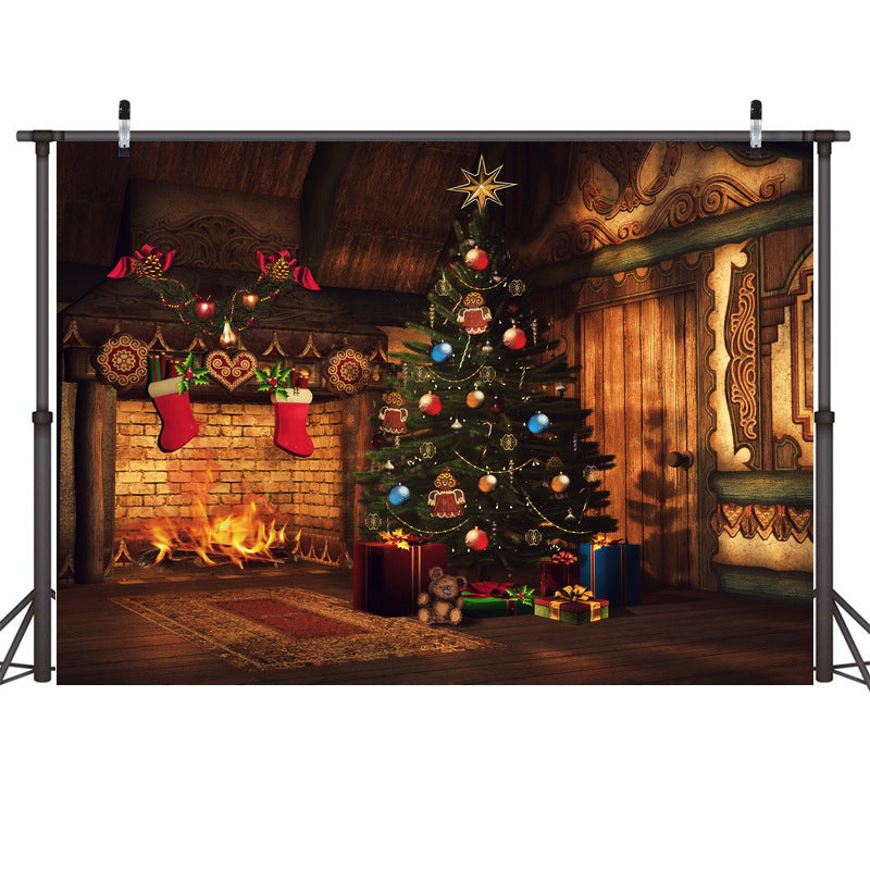 Christmas background cloth