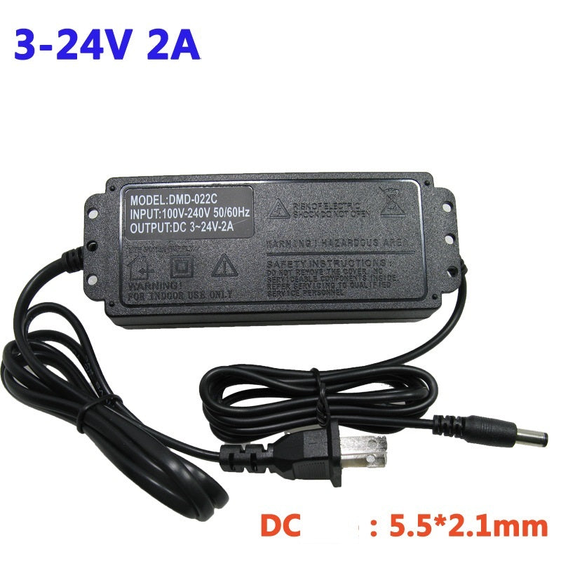 3-24V 2ALed Digital Display Power Adapter