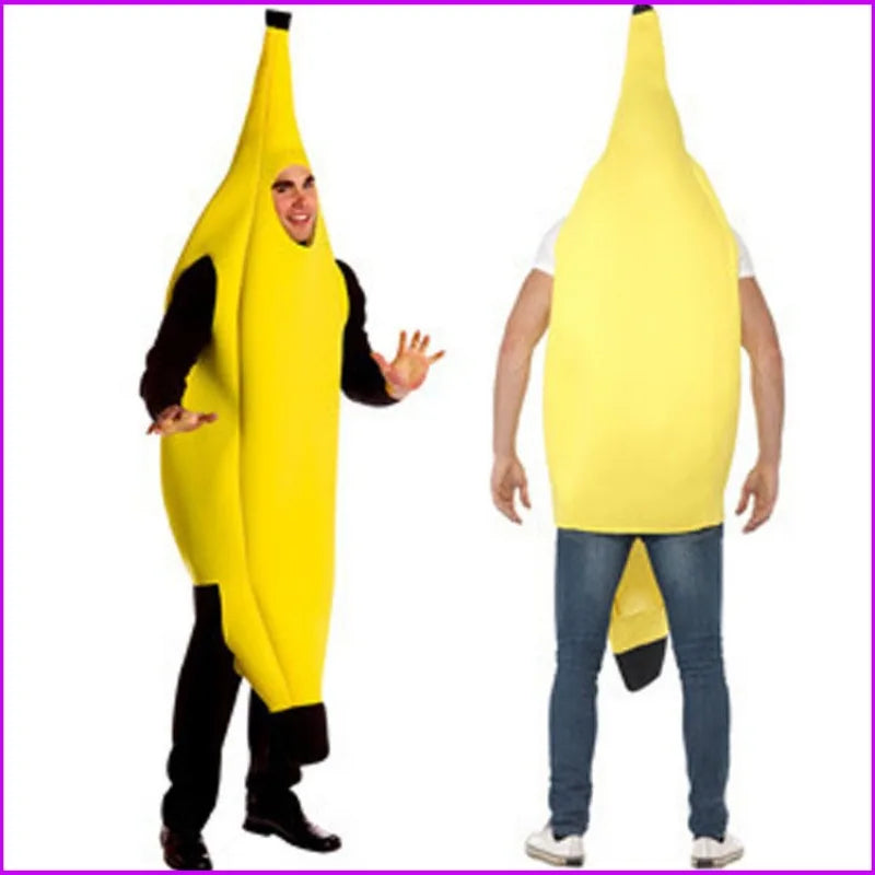 Men's Cosplay Adult Fancy Dress Funny Sexy Banana Costume