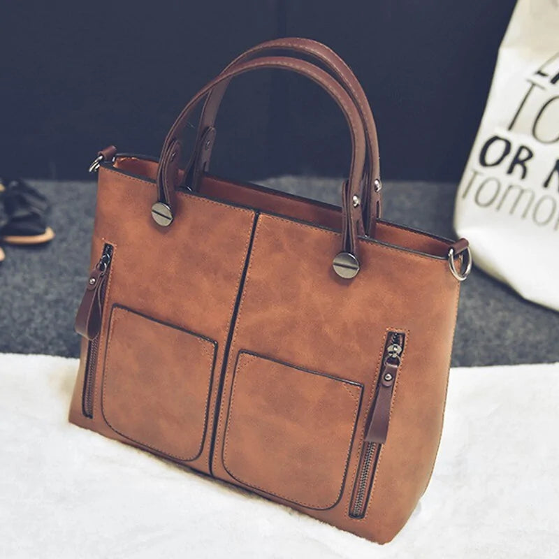 Wax Oil Leather Bag