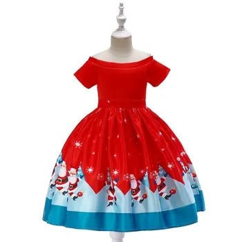 Cartoon Cosplay Snowflake Princess Dress