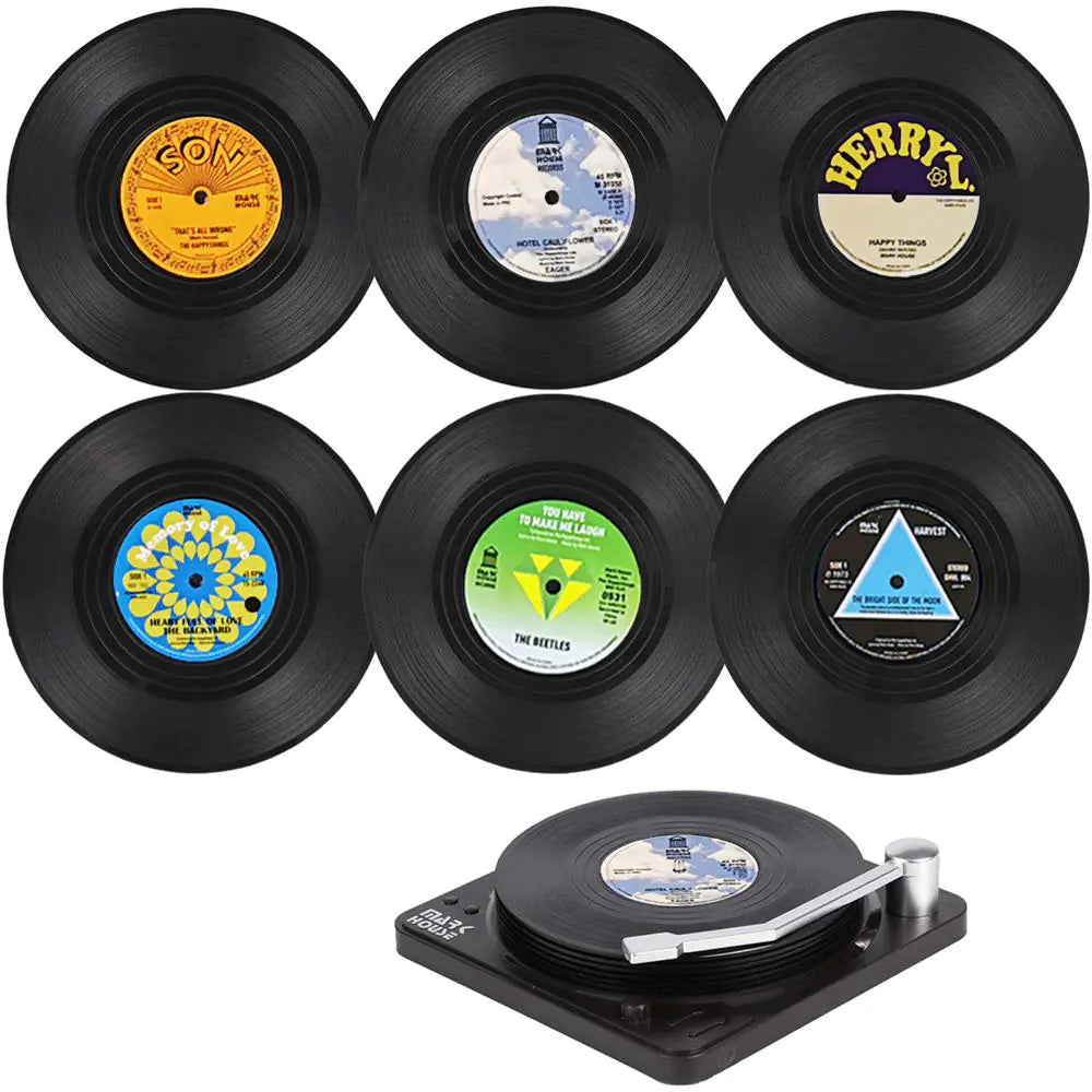 Vinyl Coasters For Drinks