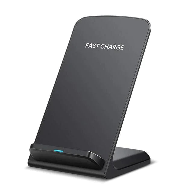 Qi Wireless Fast Charger Charging Pad Stand Dock For Samsung Galaxy iPhone Phone