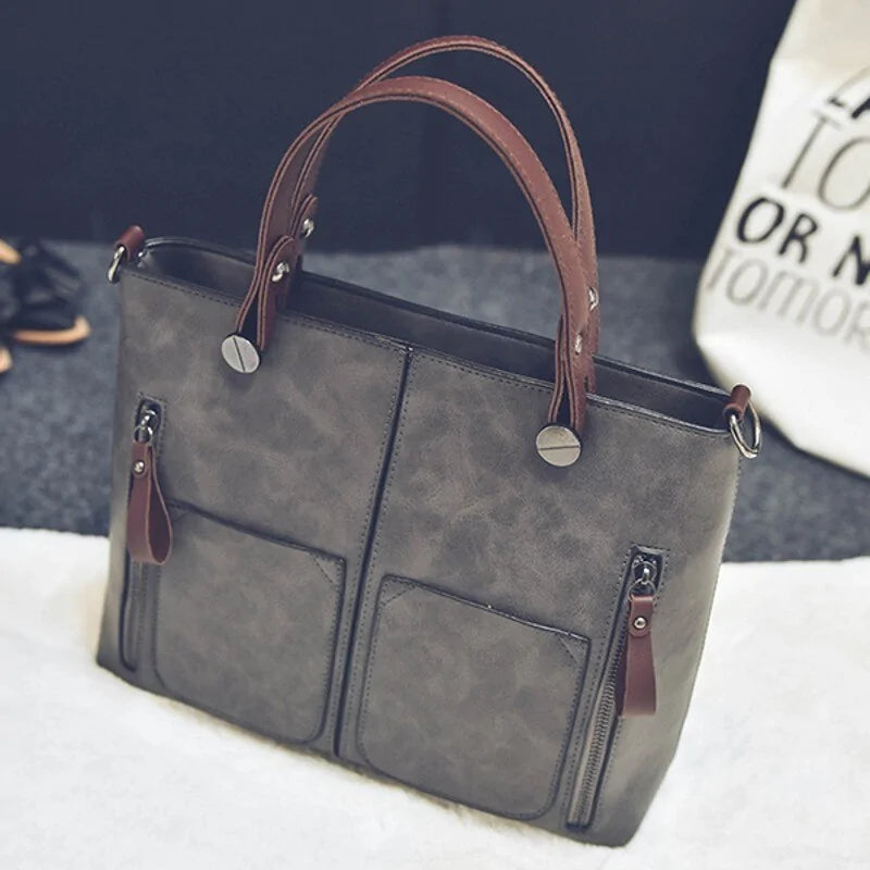 Wax Oil Leather Bag