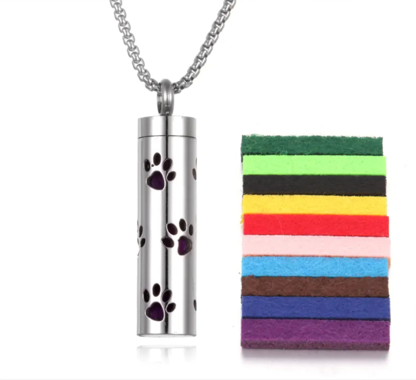 Aroma Elegance: Stainless Steel Essential Oil Diffuser Necklace