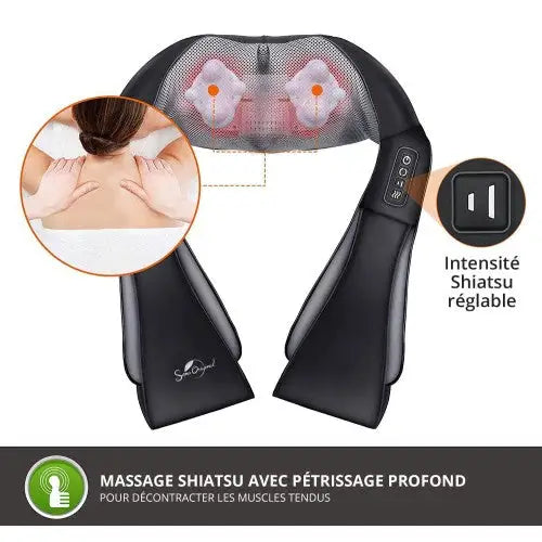 Heated Massage Device For Neck