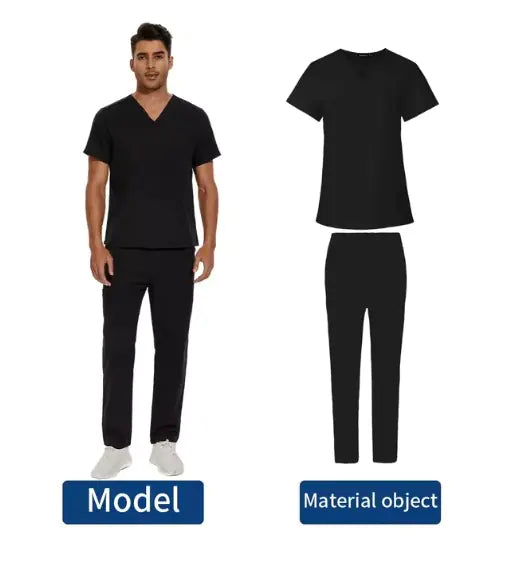 Men's V-Neck Medical Uniform