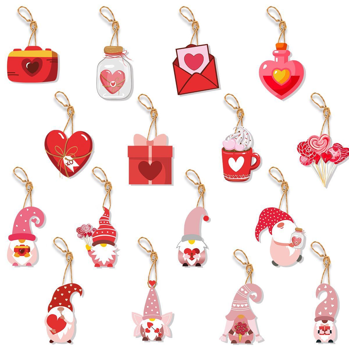 Valentine's Day Theme Cartoon Cute Love Gift Gift Pendant Party Decoration