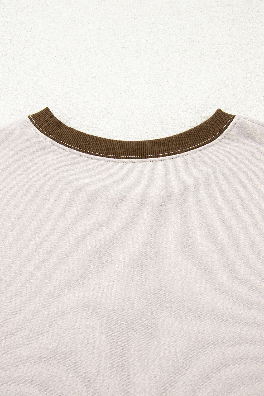 Delicacy Striped Colorblock Patchwork Drop Shoulder Sweatshirt