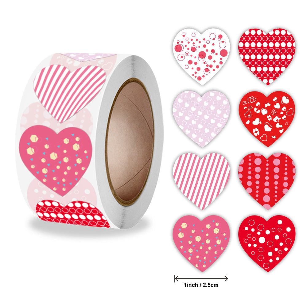 Love Valentine's Day Stickers For Gift Decoration