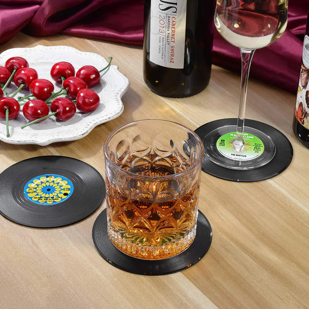 Vinyl Coasters For Drinks