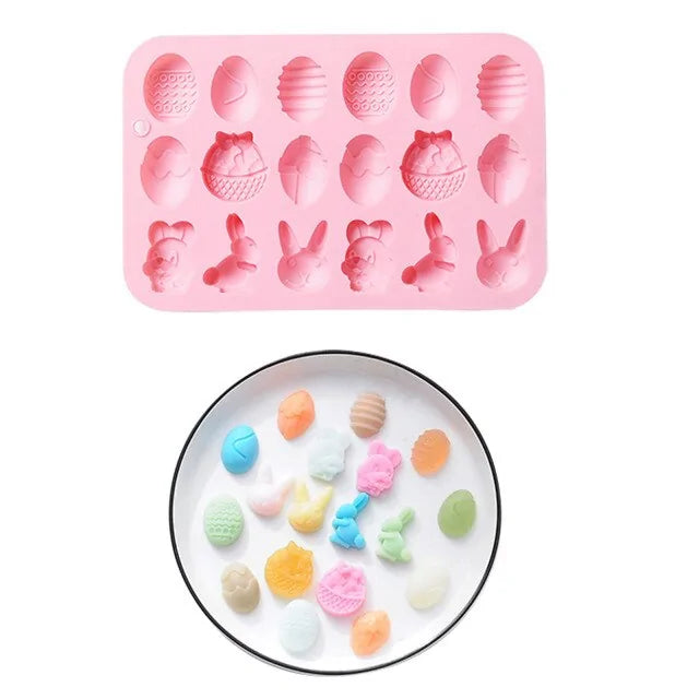 Easter Egg Fondant Moulds