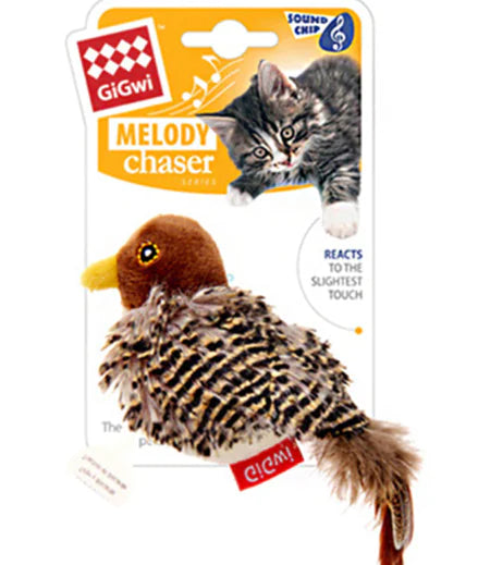 GiGwi MELODY Chaser Interactive Cat Toy with Animal Sounds