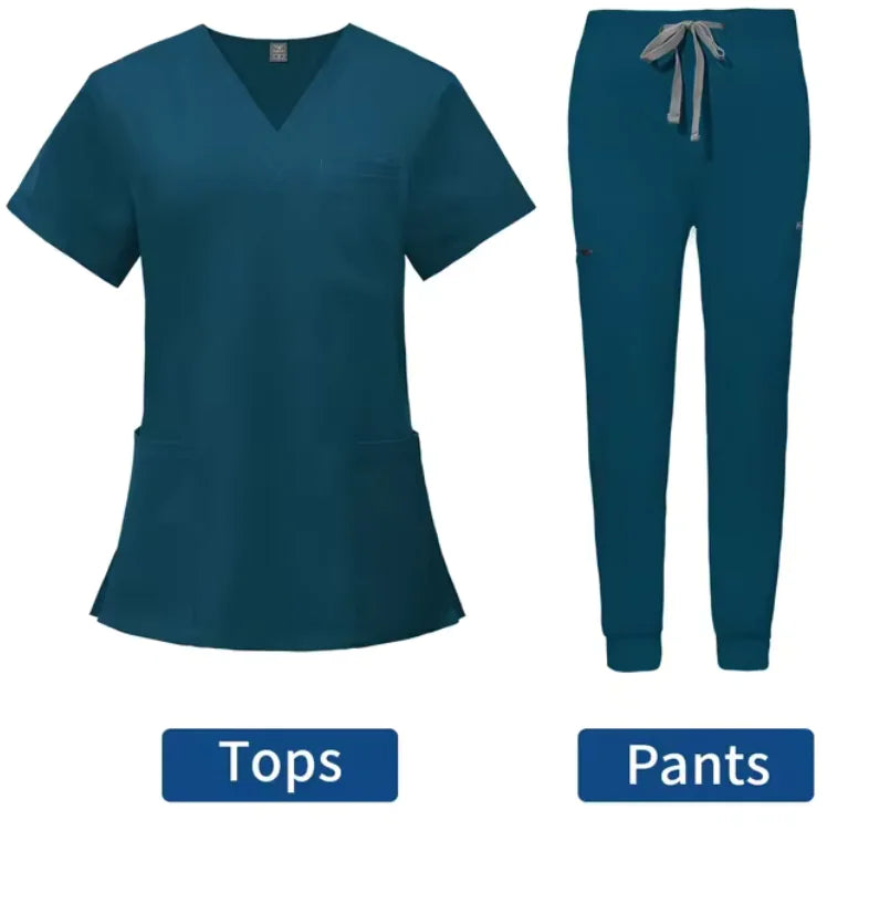 Medical Scrubs Jogger Set