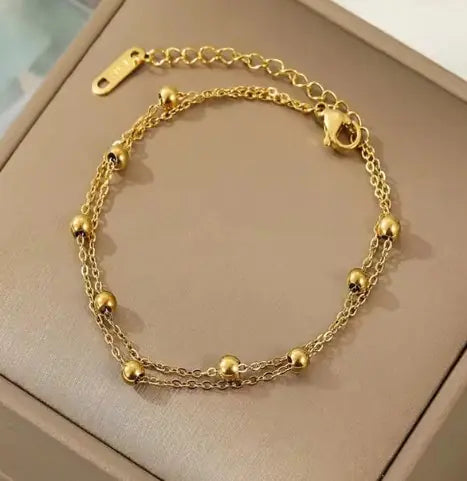 Multi-Layer Anklet for Women