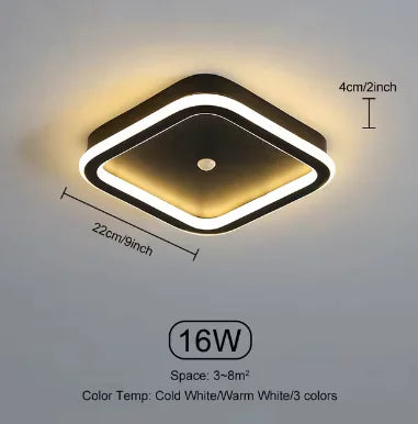 Surface Ceiling Lamps – Motion Sensor LED Light