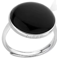 totwoo Smart NFC Silver Gemstone Ring for Women