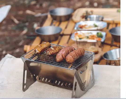 Outdoor Folding Stove Stainless Steel Grill