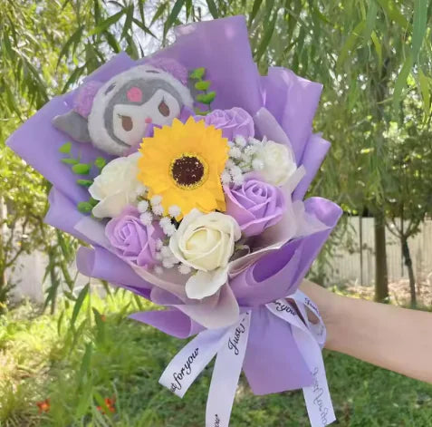 Dolls Flowers Bouquet Gifts